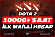 ✅[İLK MAİL] 10000+ SAAT DOTA2 STEAM HESAP⚡️