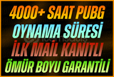 [⭐İLK MAİL] 4000+ Saat PUBG