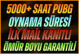 [⭐İLK MAİL] 5000+ Saat PUBG