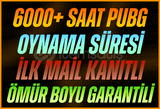 [⭐İLK MAİL] 6000+ Saat PUBG