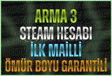 ⭐️İLK MAİL⭐️ARMA 3 STEAM HESABI