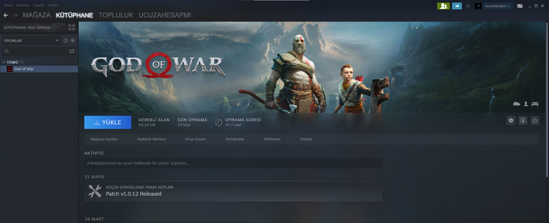 İLK MAİL God of War İLK MAİL God of War