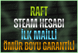 ⭐️İLK MAİL⭐️RAFT STEAM HESABI