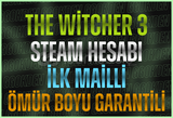 ⭐️İLK MAİL⭐️THE WİTCHER 3 STEAM HESABI