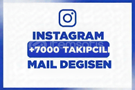 ⚡İLK MAİLLİ +7.000 TAKİPÇİLİ İNSTAGRAM HESAP⚡