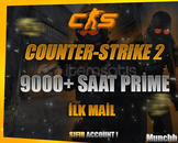 İLK MAİLLİ / 9000+ SAAT / FACEİT / PRİME HESAP