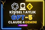( KİŞİSEL! ) GPT-5 - Claude 4 - Gemini PRO ✅