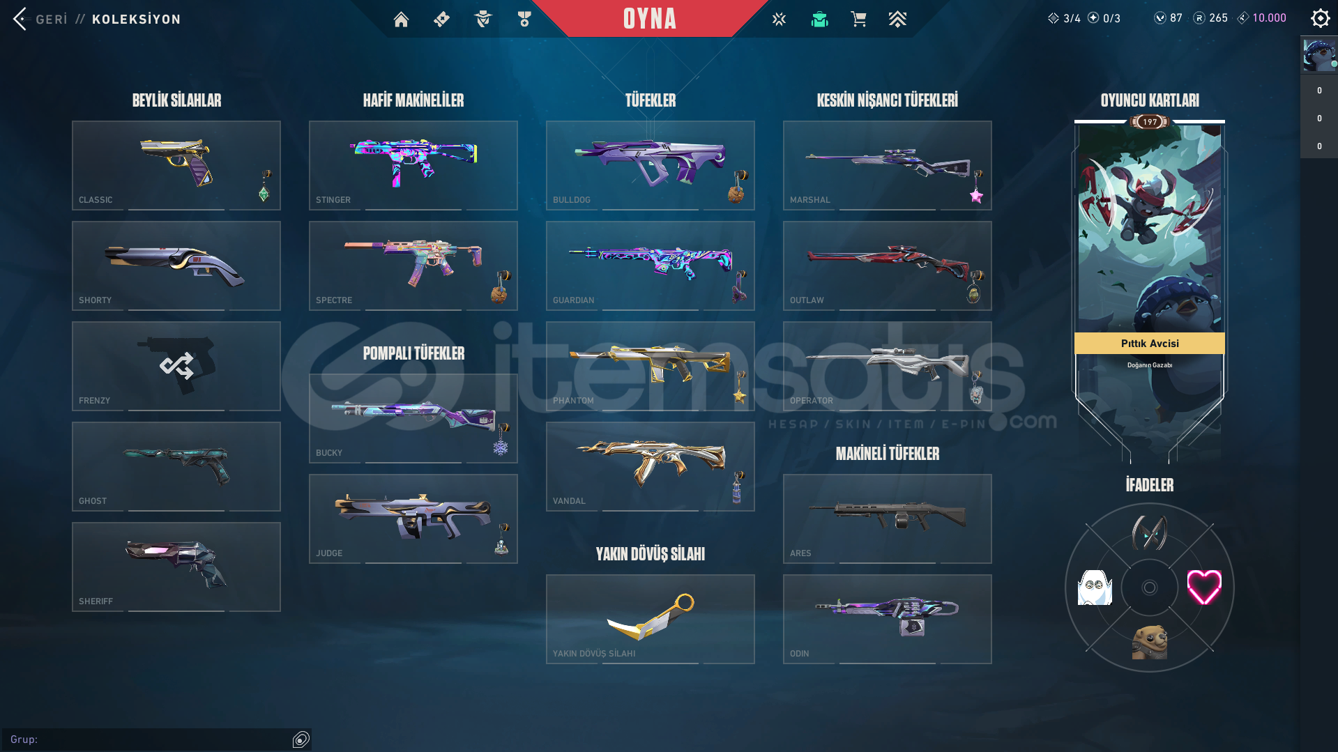 İMMO3 450 RR MAİNLİK DOLU VALORANT HESABI İMMO3 450 RR MAİNLİK DOLU VALORANT HESABI