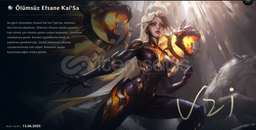 İmzalı Uzi Ölümsüz Efsane Kai'sa