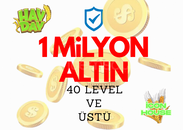 ⭐İNDİRİM 40 LVL ÜZERİ 1 MİLYON ALTIN PAKETİ ⭐