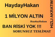 ⭐ İNDİRİM ⭐+40 Seviye 1 Milyon Altin ⭐