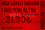 ⭐ İNDİRİM ⭐+40 Seviye 1 Milyon Altin ⭐