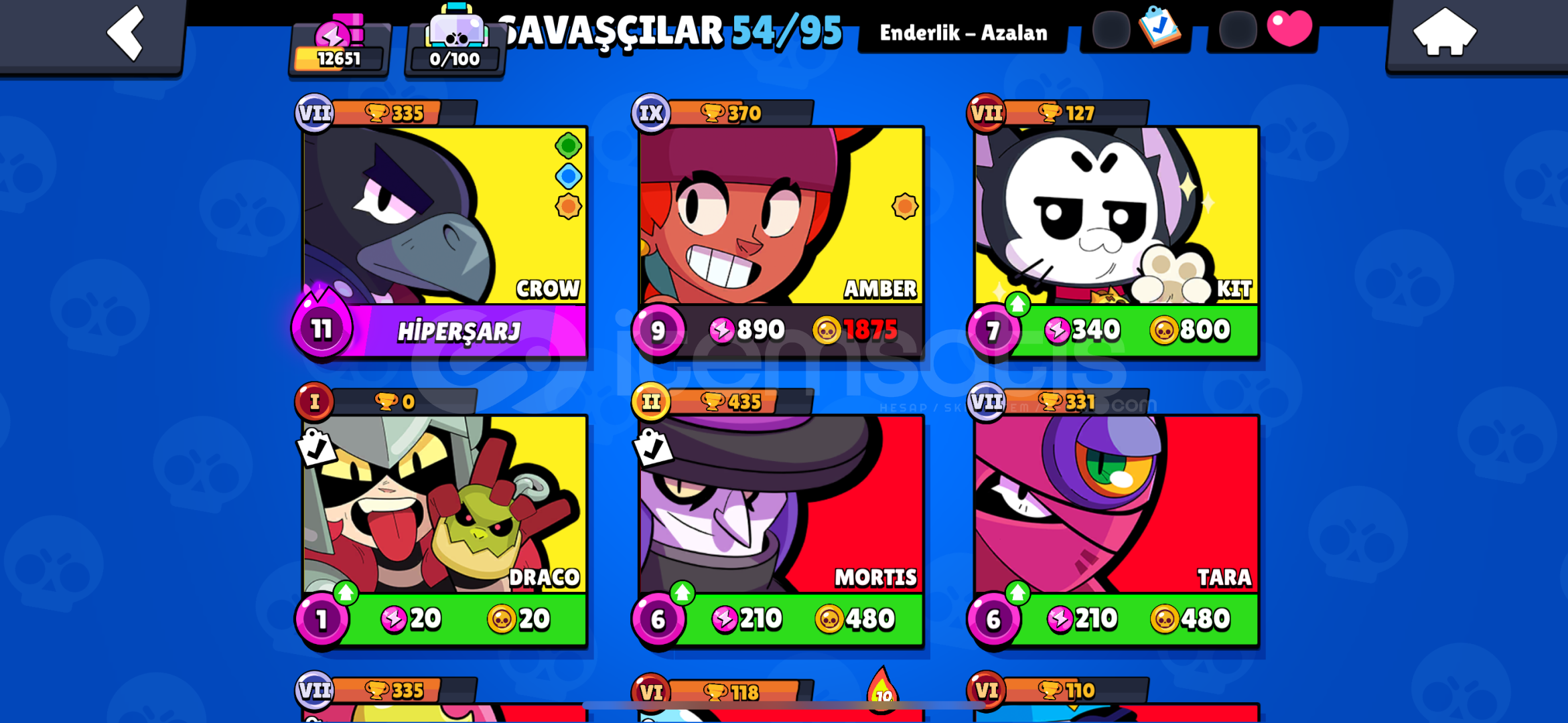 110 TAŞ! Brawl Stars 12K Hesap + 7/24 Destek 110 TAŞ! Brawl Stars 12K Hesap + 7/24 Destek