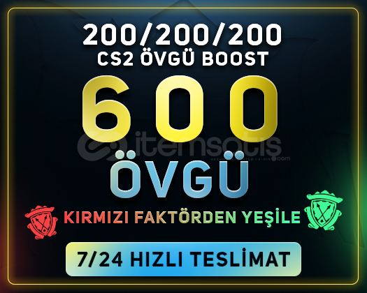 İNDİRİM! CS2 UYUMLU ! YEŞİL FAKTÖR ! 600 ÖVGÜ ! İNDİRİM! CS2 UYUMLU ! YEŞİL FAKTÖR ! 600 ÖVGÜ !