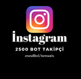 İNDİRİM!! İnstagram 2500 Bot Takipçi