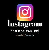 İNDİRİM!! İnstagram 500 Bot Takipçi