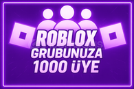 ✨[İNDİRİM!!] Roblox Grubunuza 1000 Adet Üye
