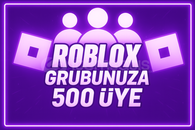 ✨[İNDİRİM!!} Roblox Grubunuza 500 Adet Üye