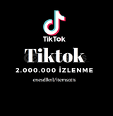 ⭐İNDİRİM! Tiktok 2.000.000 İzlenme