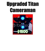 (İNDİRİM) UPGRADED TITAN CAMERAMAN