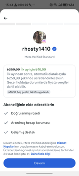 İndirimli Abonelik+Meta Aİ+106 Takipçi İsteği