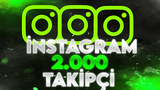 ⭐[İNDİRİMLİ] İNSTAGRAM 2.000 TAKİPÇİ