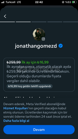 İNDİRİMLİ META ERKEK HESABİ 300takipxi