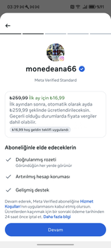 İndirimli Meta Verified+ 101 Takip İsteği
