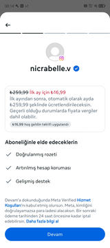 İndirimli Meta Verified + 2015 HAZİRAN TARİHLİ 
