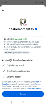 İndirimli Meta Verified + 2016 HAZİRAN TARİHLİ 