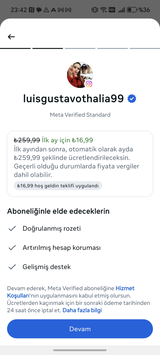 İndirimli Meta Verified + 79 Takip İstekli 