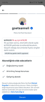 İndirimli Meta Verified + Alman Kız Hesap