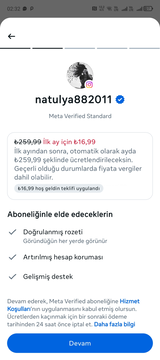 İndirimli Meta Verified+ Kadın Profili 