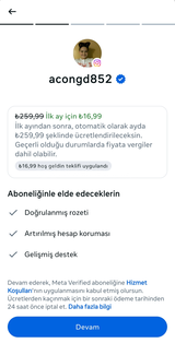 İndirimli Meta Verified + Meta Aİ Mevcut 