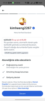 İndirimli Meta Verified + Meta Aİ Yapay Zeka 