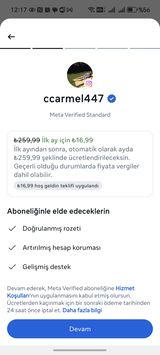 İndirimli Meta Verified+ Meta Aİ Yapay Zeka 
