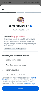 İNDİRİMLİ META VERİFİED + META Aİ YAPAY ZEKA 