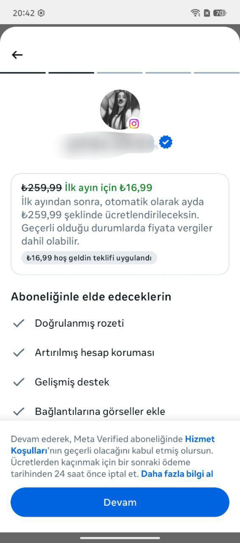 İndirimli Meta Verified + Türkiye Kurulumlu  İndirimli Meta Verified + Türkiye Kurulumlu