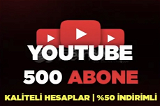 [INDIRIMLI] YouTube 500 Abone | GARANTILI 
