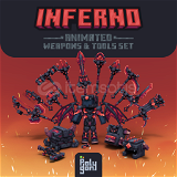 ⭐Inferno Animated Weapons & Tools Set⭐