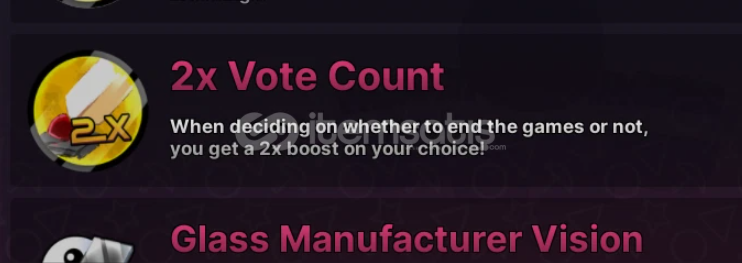 İnk Game 2x Vote Count İnk Game 2x Vote Count