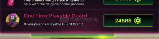 İnk Game One Time Playable Guard