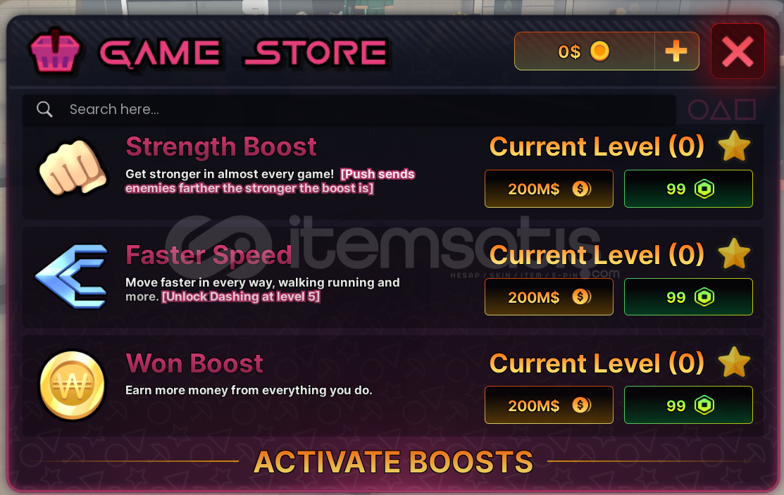 Ink Game / Speed Boost 0'dan 5 . Levele Kadar Ink Game / Speed Boost 0'dan 5 . Levele Kadar
