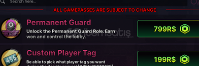 Ink Game Permanent Guard