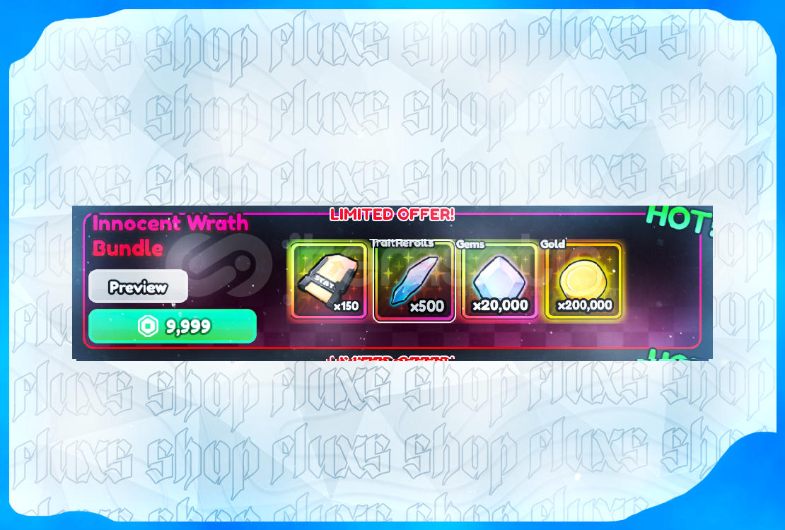 ⭐Innocent Wrath Bundle⭐  ⭐Innocent Wrath Bundle⭐