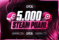 ⭐İNSANSIZ TESLİM⭐ ⭐ 5.000 STEAM PUAN