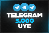⭐GARANTİLİ⭐TELEGRAM 5000 ÜYE