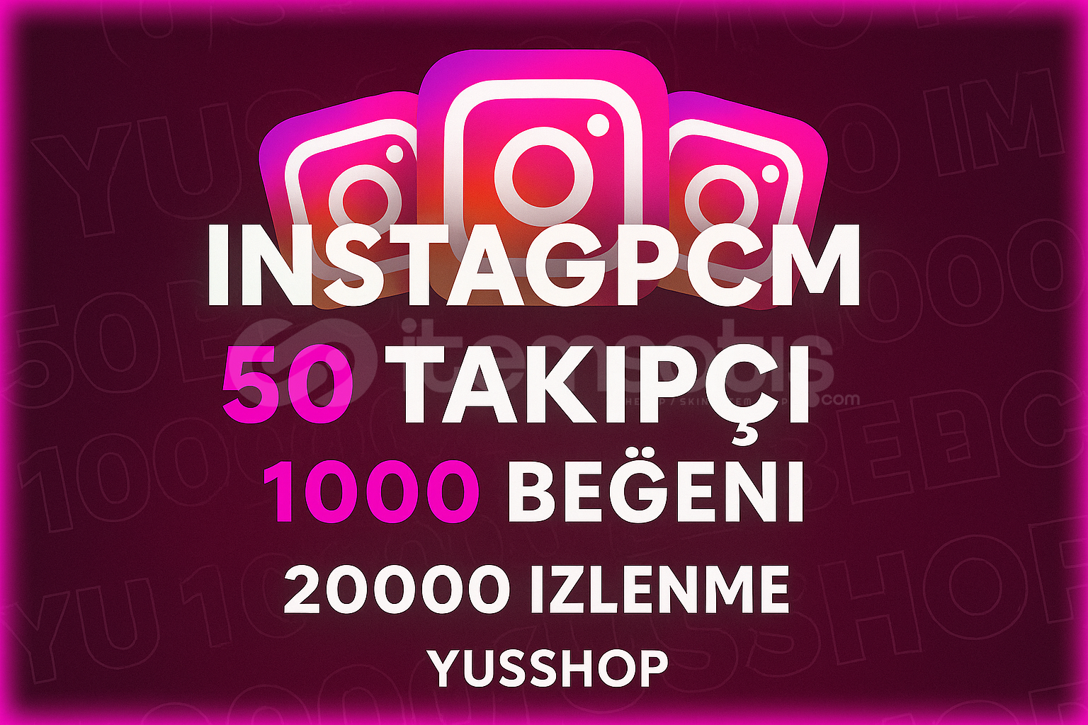 YUSSHOP – Instagram Turbo Paket  YUSSHOP – Instagram Turbo Paket
