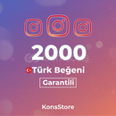 İNSGTAGRAM 2000 TÜRK BEĞENİ GARANTİLİ 