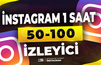 İnsta 1 Saat 50-100 İnstagram Canlı İzleyici